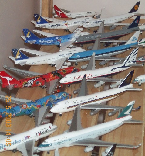 diecast airplane collection